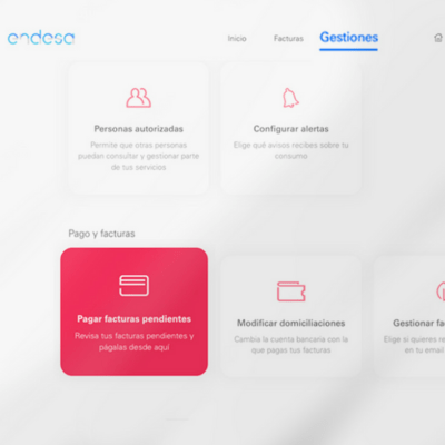 Cómo pagar la factura de Endesa con tarjeta